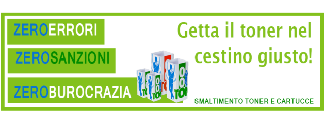 smaltimento toner e cartucce