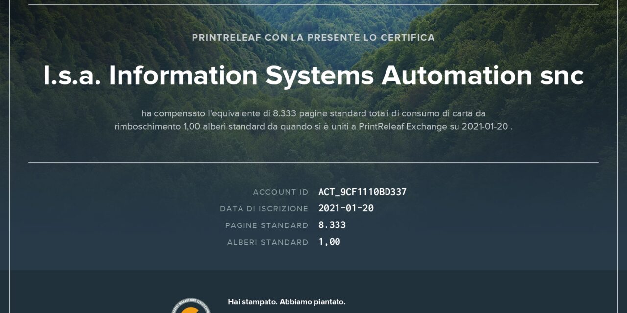 Certificazioni ambientali: rispettiamo la Terra!